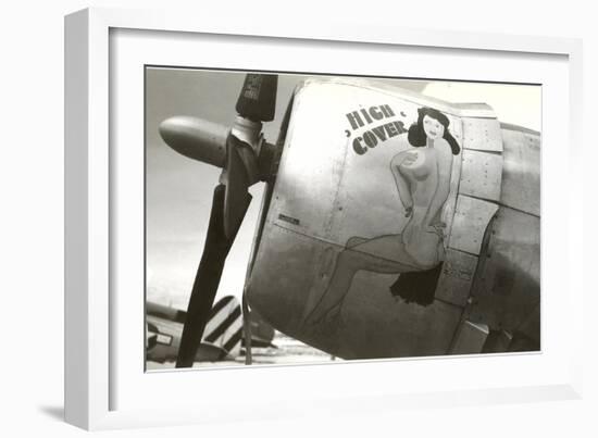 Nose Art, High Cover, Pin-Up-null-Framed Art Print