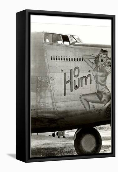 Nose Art, Ho Hum, Pin-Up-null-Framed Stretched Canvas