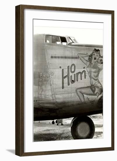 Nose Art, Ho Hum, Pin-Up-null-Framed Art Print