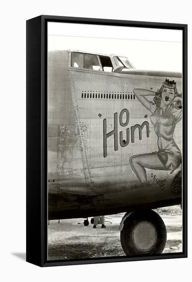 Nose Art, Ho Hum, Pin-Up-null-Framed Stretched Canvas