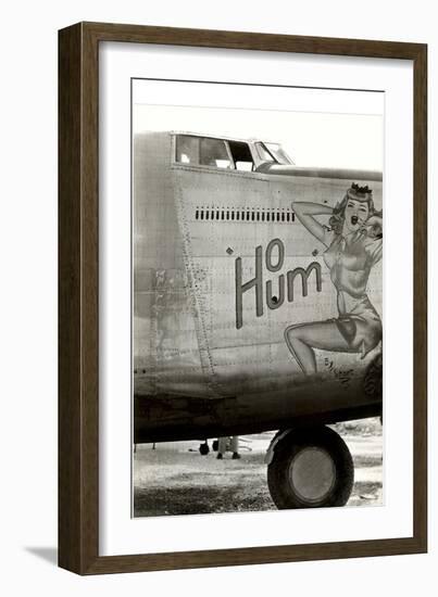 Nose Art, Ho Hum, Pin-Up-null-Framed Art Print