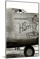 Nose Art, Ho Hum, Pin-Up-null-Mounted Art Print