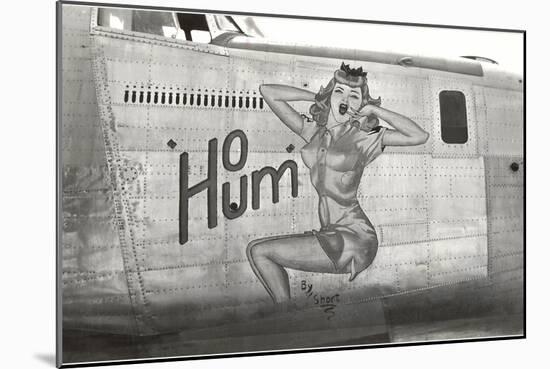 Nose Art, Ho Hum, Pin-UP-null-Mounted Art Print