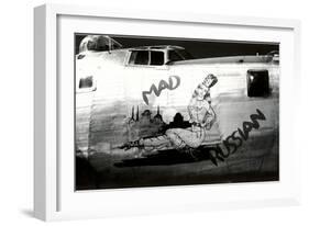 Nose Art, Mad Russian, Pin-Up-null-Framed Art Print