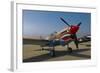 Nose Art on a Curtiss P-40E Warhawk-null-Framed Photographic Print