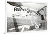 Nose Art, Pappy's Passion Pin-Up with Stork-null-Framed Art Print