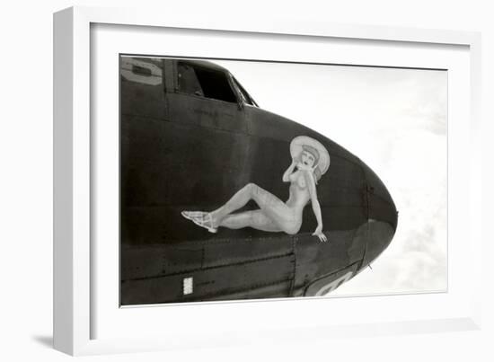 Nose Art, Pin-Up-null-Framed Art Print