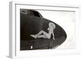 Nose Art, Pin-Up-null-Framed Art Print