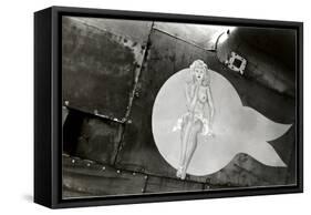 Nose Art, Pin-Up-null-Framed Stretched Canvas