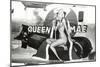 Nose Art, Queen Mae, Pin-Up-null-Mounted Art Print