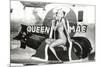 Nose Art, Queen Mae, Pin-Up-null-Mounted Premium Giclee Print