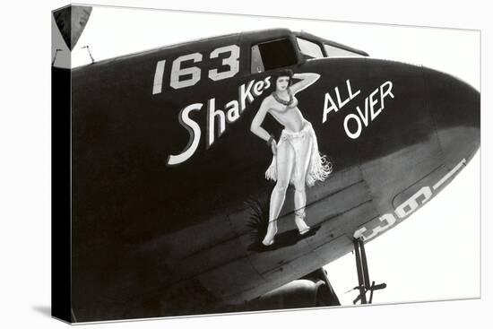 Nose Art, Shake All Over, Hula Girl-null-Stretched Canvas