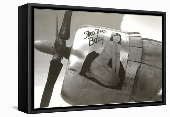 Nose Art, Shoo Shoo's Baby, Pin-up-null-Framed Stretched Canvas