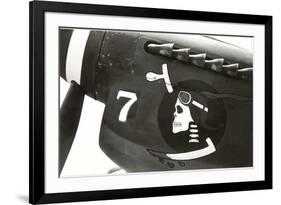 Nose Art, Skull with Goggles-null-Framed Art Print
