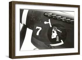 Nose Art, Skull with Goggles-null-Framed Art Print