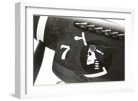 Nose Art, Skull with Goggles-null-Framed Art Print