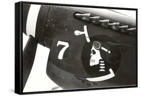 Nose Art, Skull with Goggles-null-Framed Stretched Canvas