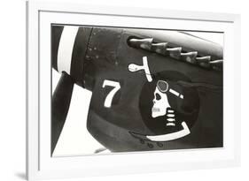 Nose Art, Skull with Goggles-null-Framed Premium Giclee Print