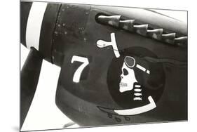 Nose Art, Skull with Goggles-null-Mounted Premium Giclee Print