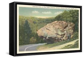 Nose-End Rock, Blue Ridge Parkway, Linville-null-Framed Stretched Canvas