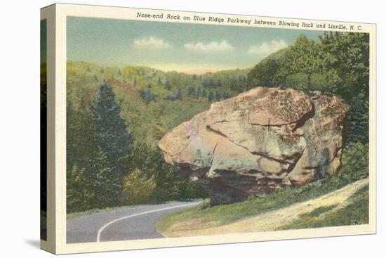 Nose-End Rock, Blue Ridge Parkway, Linville-null-Stretched Canvas