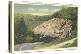 Nose-End Rock, Blue Ridge Parkway, Linville-null-Stretched Canvas