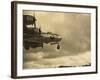 Nose of a B-29 Bomber Landing at an Airfield in Guam in 1945-null-Framed Photo