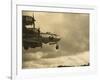 Nose of a B-29 Bomber Landing at an Airfield in Guam in 1945-null-Framed Photo