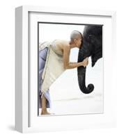 Nose to Nose, Thailand-David Trood-Framed Art Print