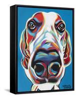 Nosey Dog I-Carolee Vitaletti-Framed Stretched Canvas