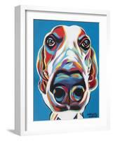 Nosey Dog I-Carolee Vitaletti-Framed Art Print