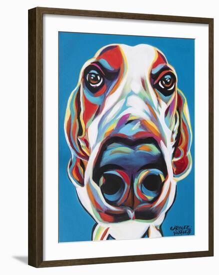 Nosey Dog I-Carolee Vitaletti-Framed Art Print