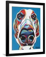 Nosey Dog I-Carolee Vitaletti-Framed Art Print