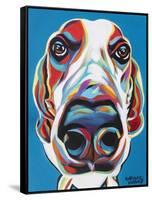 Nosey Dog I-Carolee Vitaletti-Framed Stretched Canvas