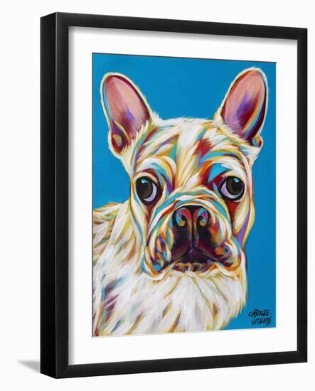 Nosey Dog III-Carolee Vitaletti-Framed Art Print