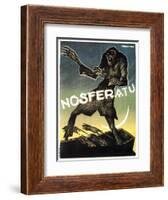 Nosferatu, a Symphony of Horror, 1922-null-Framed Art Print