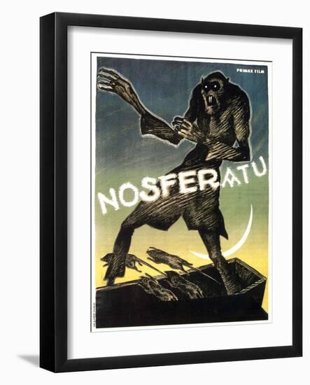 Nosferatu, a Symphony of Horror, 1922-null-Framed Art Print