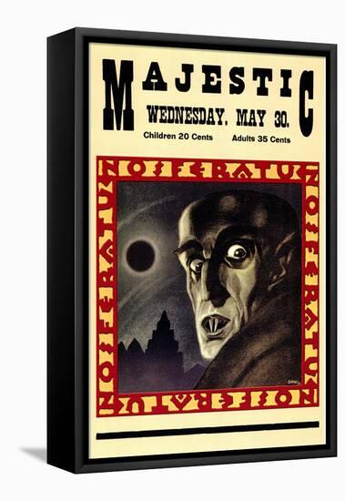 Nosferatu, a Symphony of Horror, 1922-null-Framed Stretched Canvas