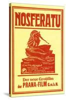 Nosferatu Movie Max Schreck 1922 Poster Print-null-Stretched Canvas