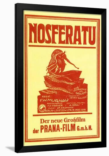Nosferatu Movie Max Schreck 1922 Poster Print-null-Framed Poster