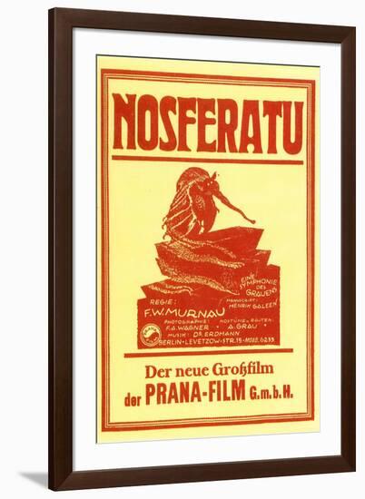 Nosferatu Movie Max Schreck 1922-null-Framed Art Print