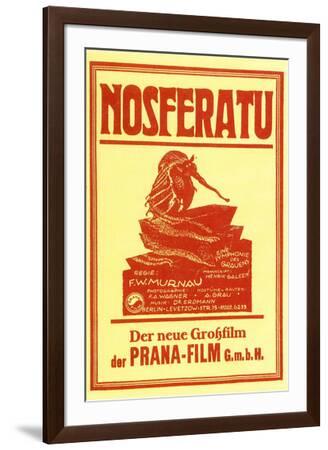 Nosferatu Movie Max Schreck 1922--Framed Art Print
