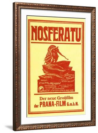 Nosferatu Movie Max Schreck 1922--Framed Art Print