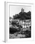 Noss Mayo Harbour, Village and Church-null-Framed Photographic Print