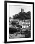 Noss Mayo Harbour, Village and Church-null-Framed Photographic Print