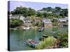 Noss Mayo, South Coast, Devon, England, UK-Roy Rainford-Stretched Canvas