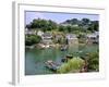 Noss Mayo, South Coast, Devon, England, UK-Roy Rainford-Framed Photographic Print