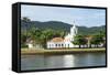 Nossa Senhora Das Dores Chapel, Paraty, Rio De Janeiro State, Brazil, South America-Gabrielle and Michel Therin-Weise-Framed Stretched Canvas