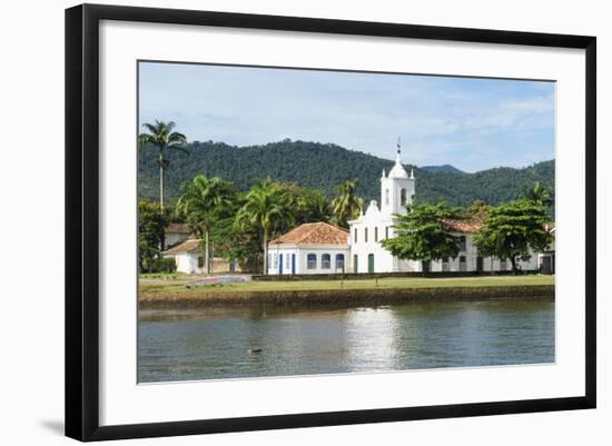 Nossa Senhora Das Dores Chapel, Paraty, Rio De Janeiro State, Brazil, South America-Gabrielle and Michel Therin-Weise-Framed Photographic Print