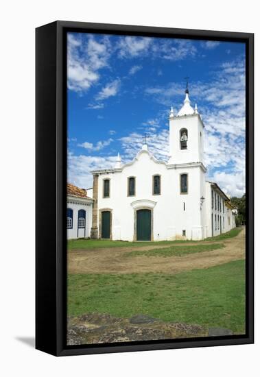 Nossa Senhora Das Dores Chapel, Paraty, Rio De Janeiro State, Brazil, South America-Gabrielle and Michel Therin-Weise-Framed Stretched Canvas